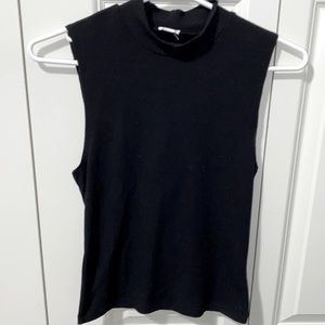 Black Tank Top Turtleneck